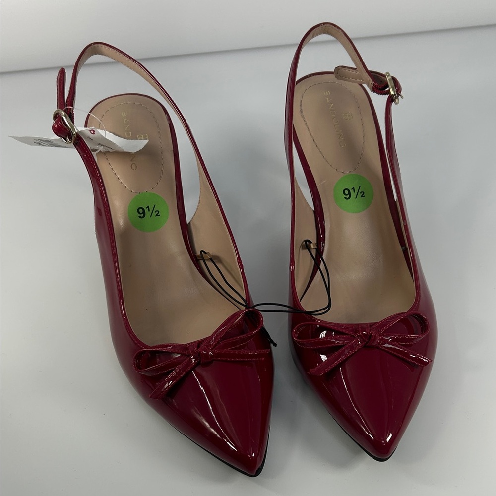 Bandolino Red Patent Slingback Heels - Picture 14 of 16